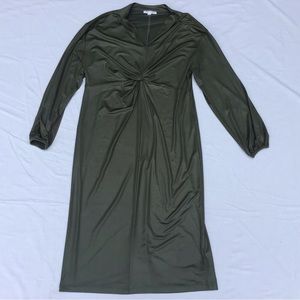 Olive green dress